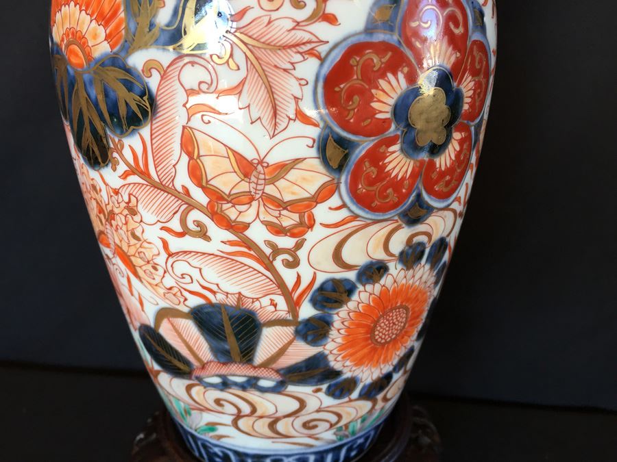 Japanese Imari Porcelain Large Vase [Photo 14]