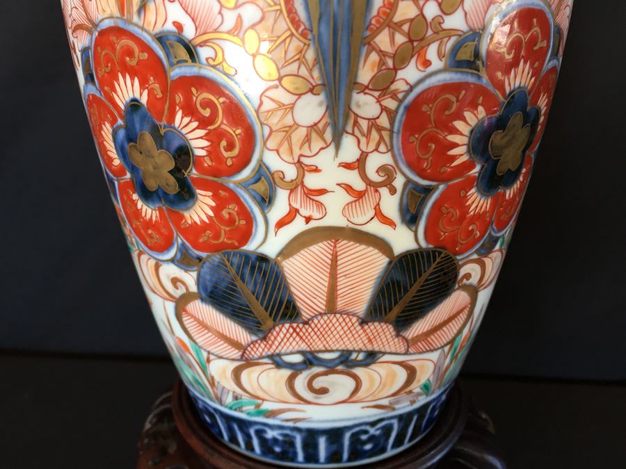 Japanese Imari Porcelain Large Vase [Photo 7]