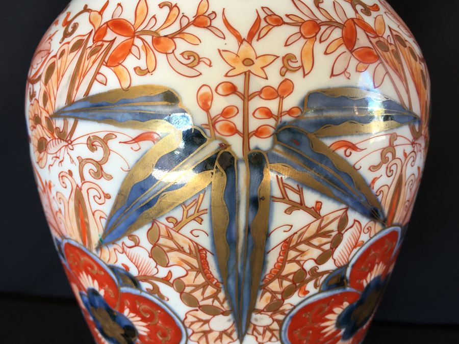 Japanese Imari Porcelain Large Vase [Photo 6]