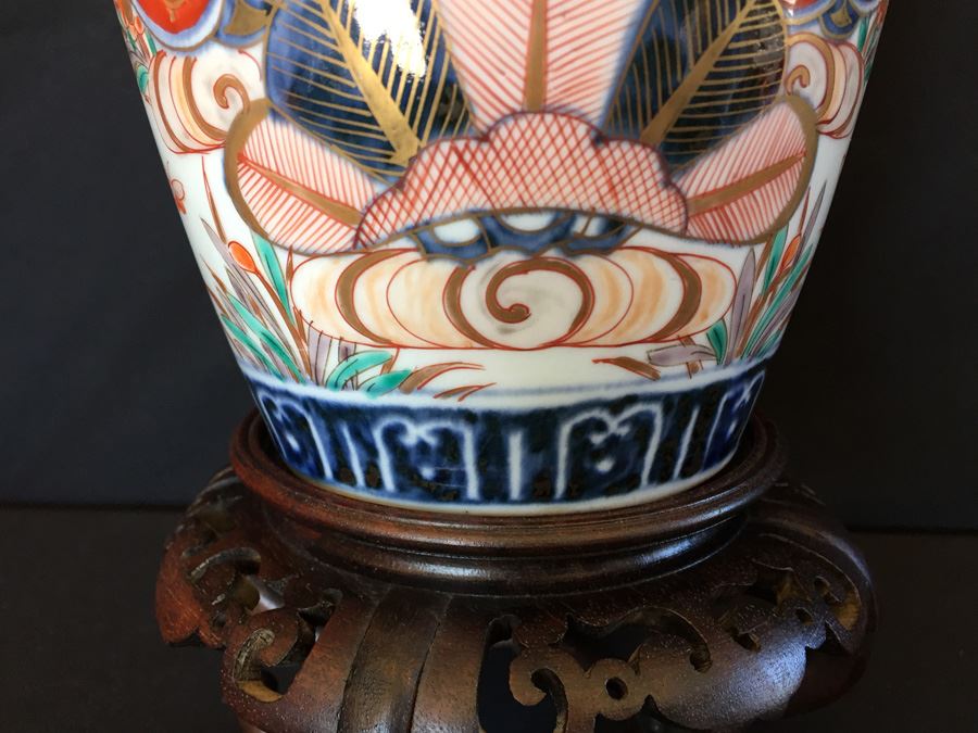 Japanese Imari Porcelain Large Vase [Photo 8]