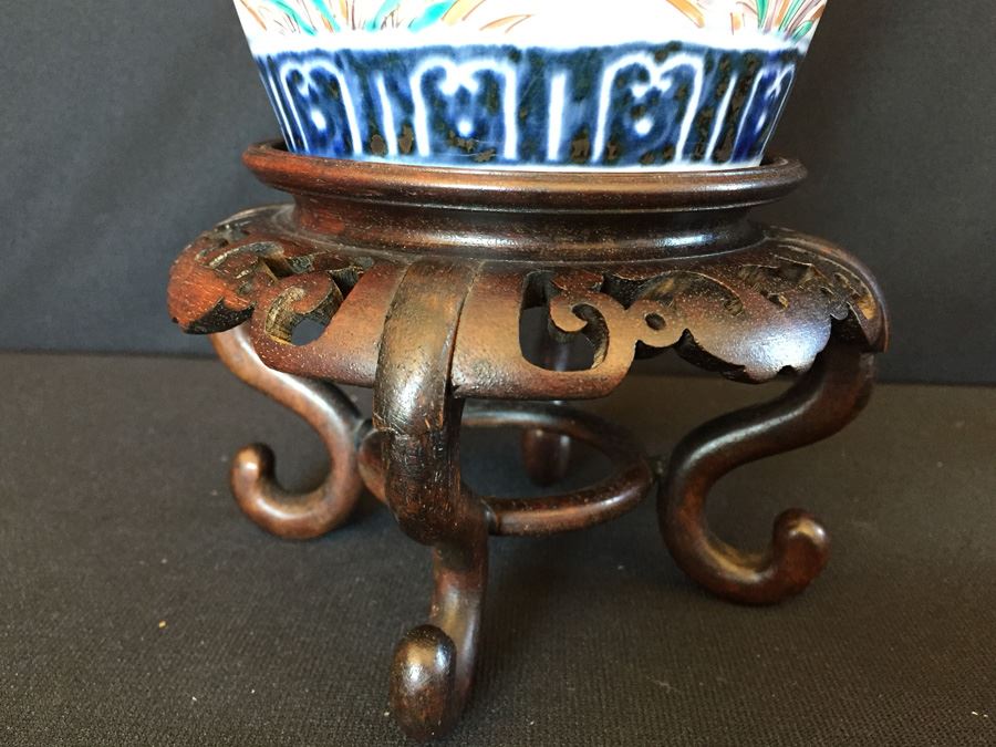 Japanese Imari Porcelain Large Vase [Photo 4]