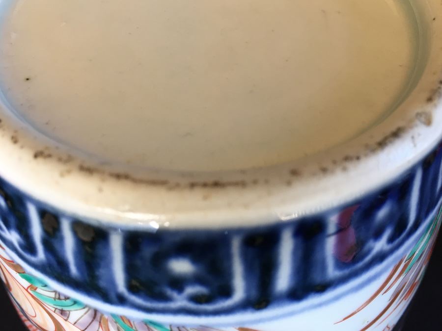 Japanese Imari Porcelain Large Vase [Photo 20]