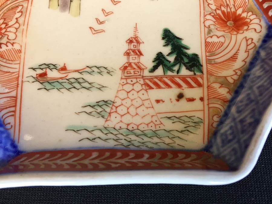 Japanese Imari Porcelain Dish [Photo 9]