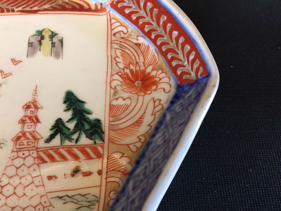 Japanese Imari Porcelain Dish [Photo 10]