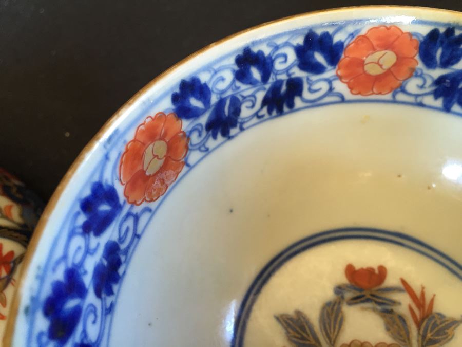 Japanese Imari Porcelain Rice Bowl with Lid [Photo 10]