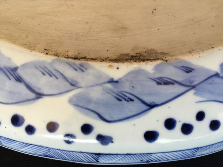 Japanese Imari Porcelain Large Serving Dish [Photo 25]