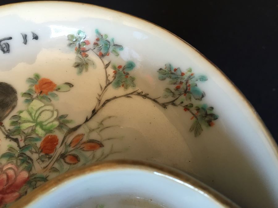 Japanese Imari Porcelain Footed Dish  [Photo 8]