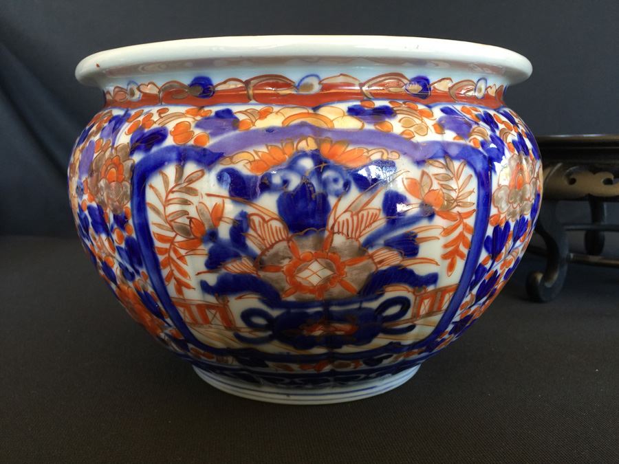 Japanese Imari Porcelain Large Vase [Photo 5]