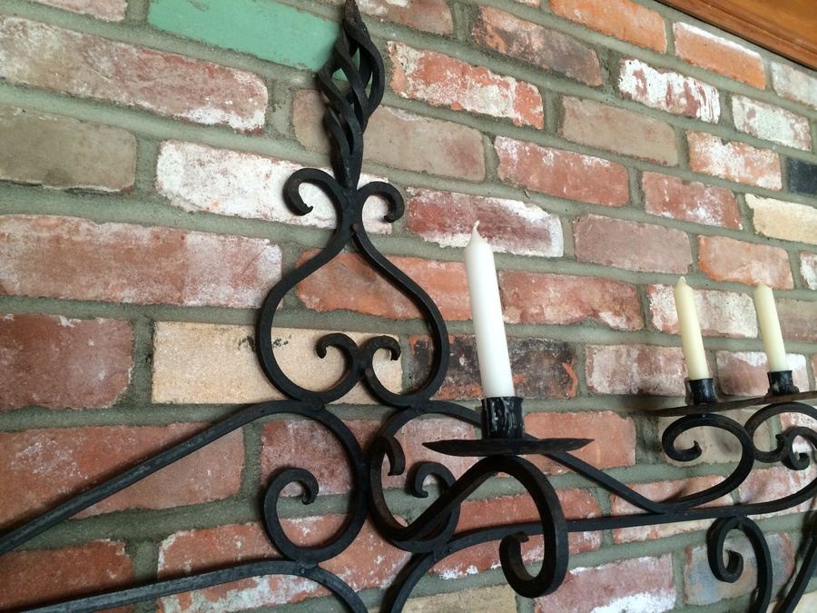 Cast Iron Black Sconce [Photo 4]