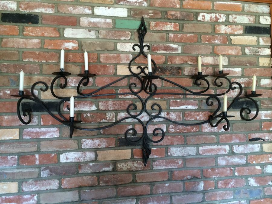 Cast Iron Black Sconce [Photo 7]