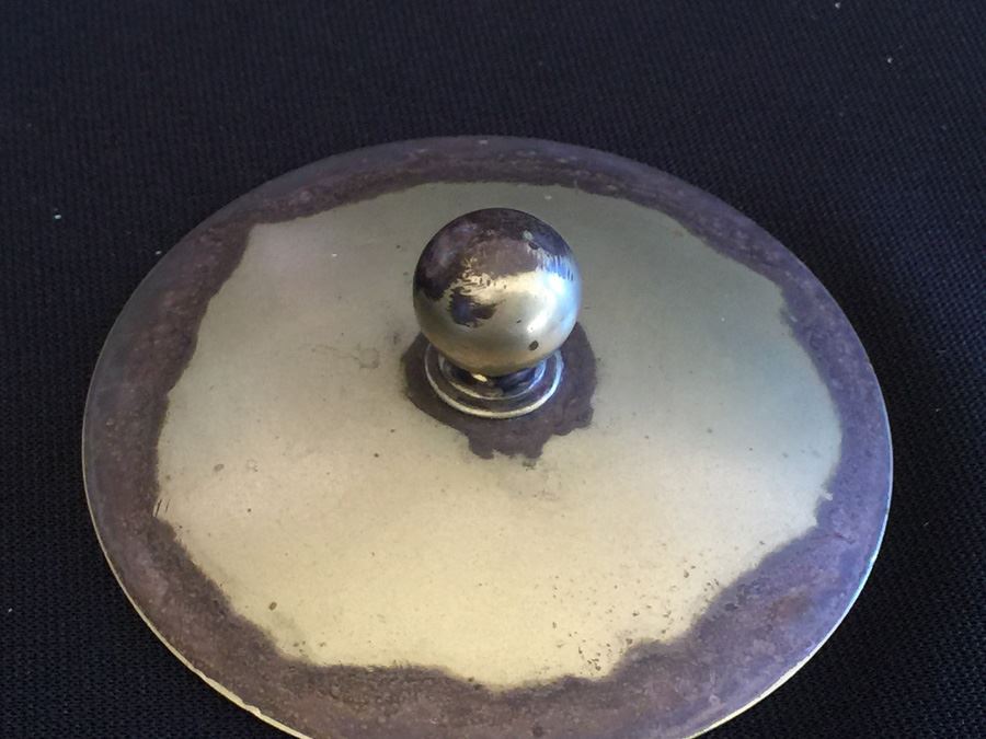 Japanese Imari Porcelain Jar With Metal Lid [Photo 10]