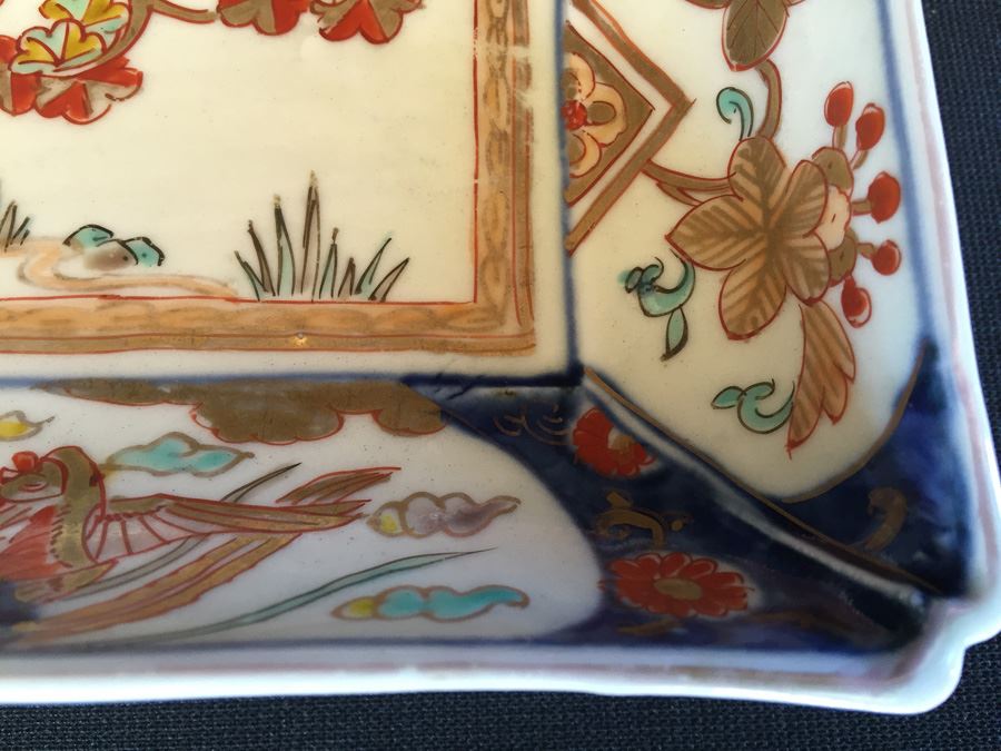Japanese Imari Porcelain Dish [Photo 9]