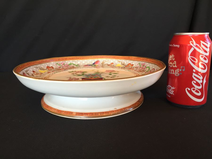 Japanese Imari Porcelain Footed Dish [Photo 4]