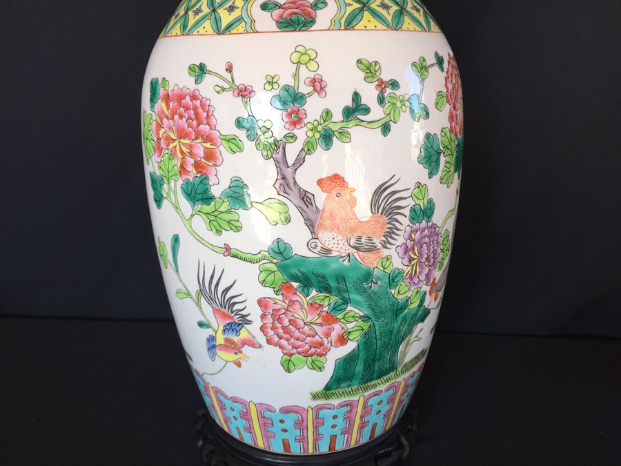 Japanese Imari Porcelain Large Vase [Photo 14]