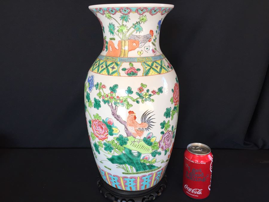 Japanese Imari Porcelain Large Vase [Photo 4]