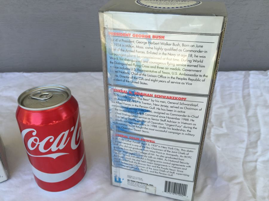 America's Heroes President George Bush And Gen. Colin Powell Action Figure Dolls New In Box Limited Edition [Photo 12]