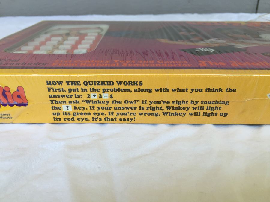 National Semiconductor Quiz Kid Calculator Handheld Game Partially Sealed New In Box  [Photo 10]