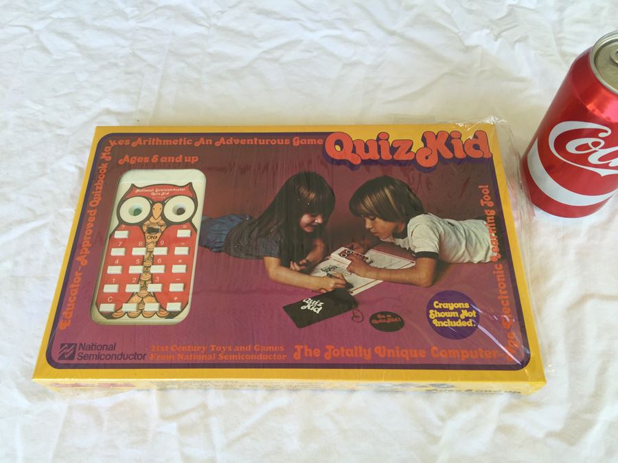 National Semiconductor Quiz Kid Calculator Handheld Game Partially Sealed New In Box 
