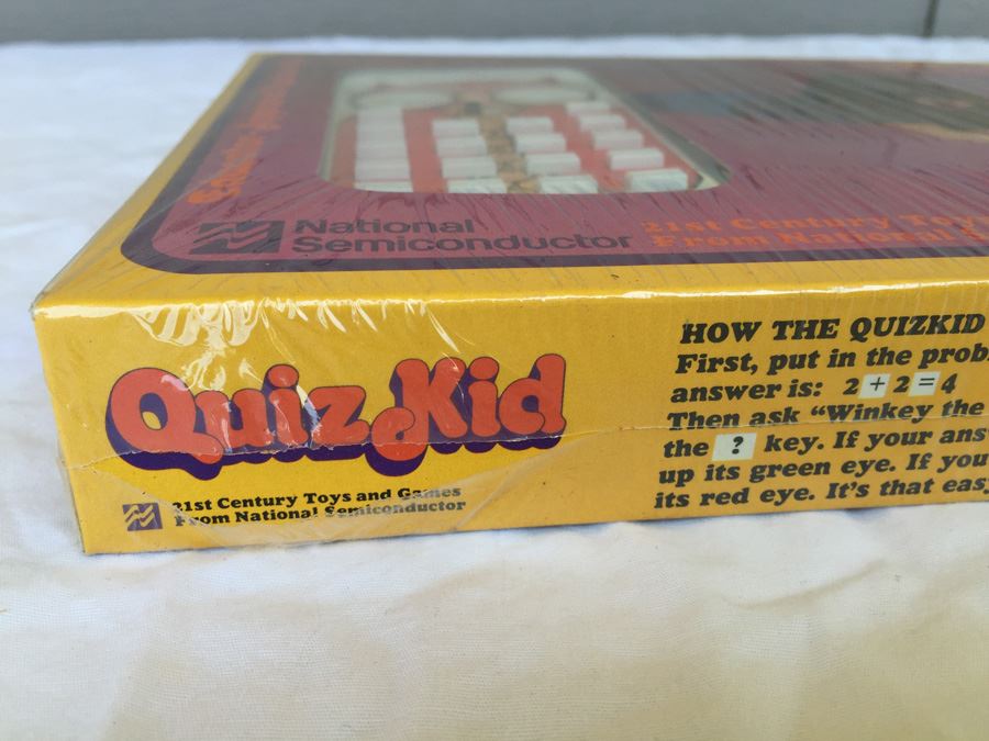 National Semiconductor Quiz Kid Calculator Handheld Game Partially Sealed New In Box  [Photo 9]