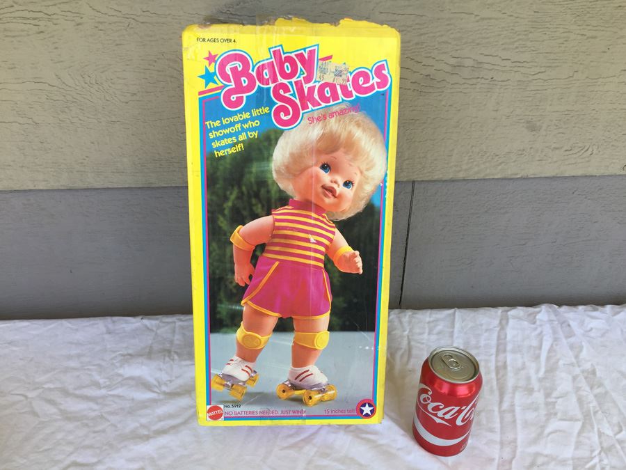 Baby Skates Doll By Mattel 1982 In Damaged Box