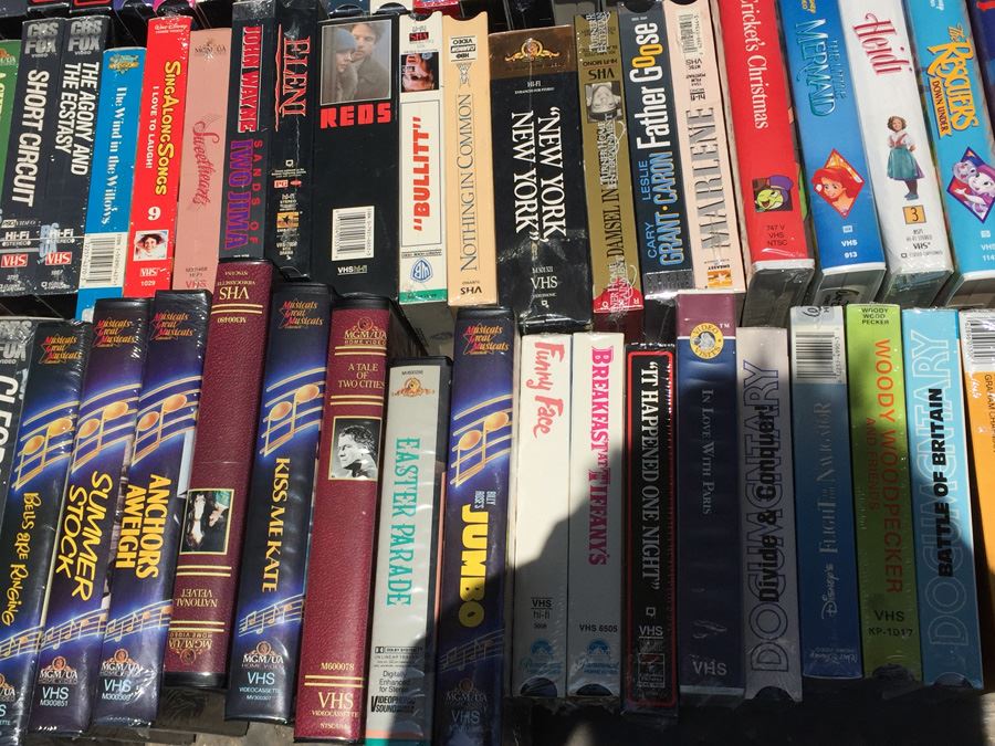 Massive Collection Of Vintage Sealed VHS Movies Video Tapes Classic ...