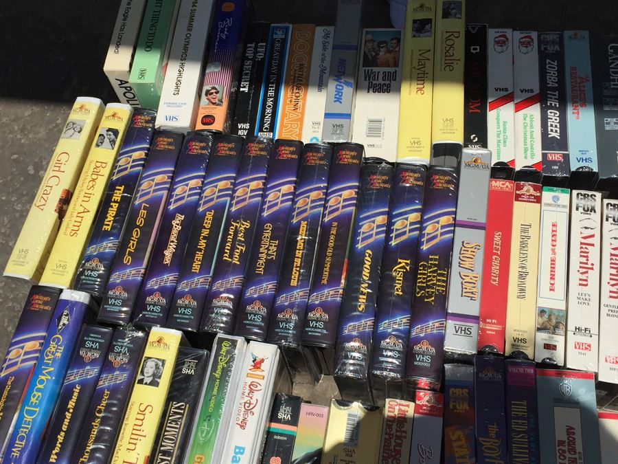 Massive Collection Of Vintage Sealed Vhs Movies Video Tapes Classic