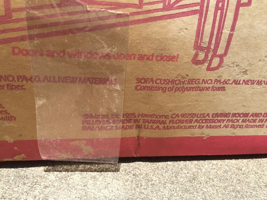 Barbie Dream House Furnished Mattel In Box 1985 [Photo 7]