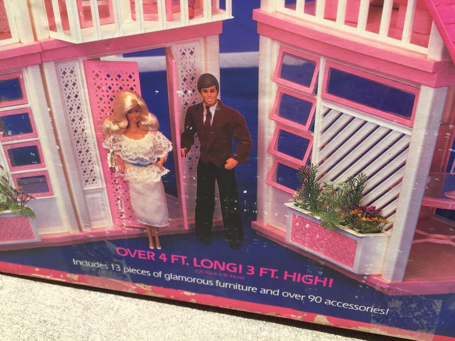 vintage barbie dream house 1985