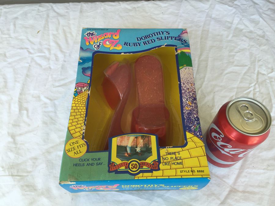 The Wizard Of Oz Dorothy's Ruby Red Slippers Multi Toys Corp 1988 New In Box