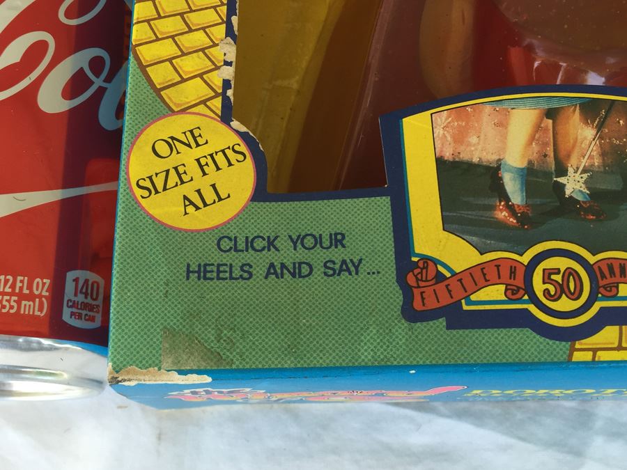 The Wizard Of Oz Dorothy's Ruby Red Slippers Multi Toys Corp 1988 New In Box [Photo 9]