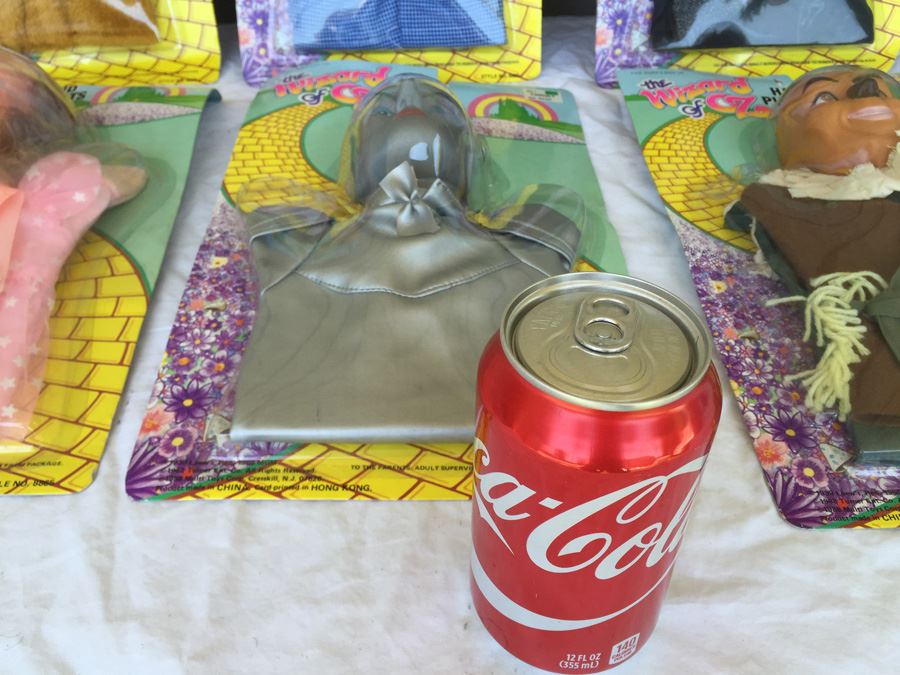 The Wizard Of Oz Hand Puppets Multi Toys Corp 1989 New On Card [Photo 4]