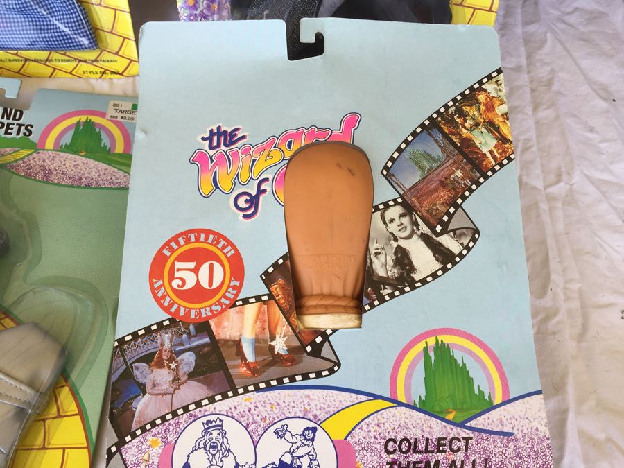 The Wizard Of Oz Hand Puppets Multi Toys Corp 1989 New On Card [Photo 18]