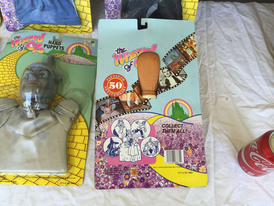 The Wizard Of Oz Hand Puppets Multi Toys Corp 1989 New On Card [Photo 3]