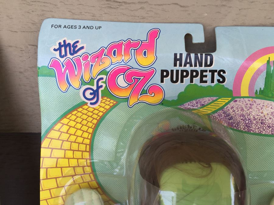 The Wizard Of Oz Hand Puppets Multi Toys Corp 1989 New On Card [Photo 8]