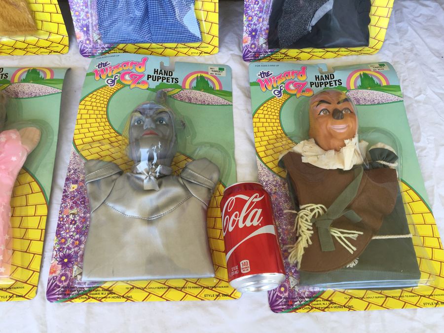 The Wizard Of Oz Hand Puppets Multi Toys Corp 1989 New On Card [Photo 5]