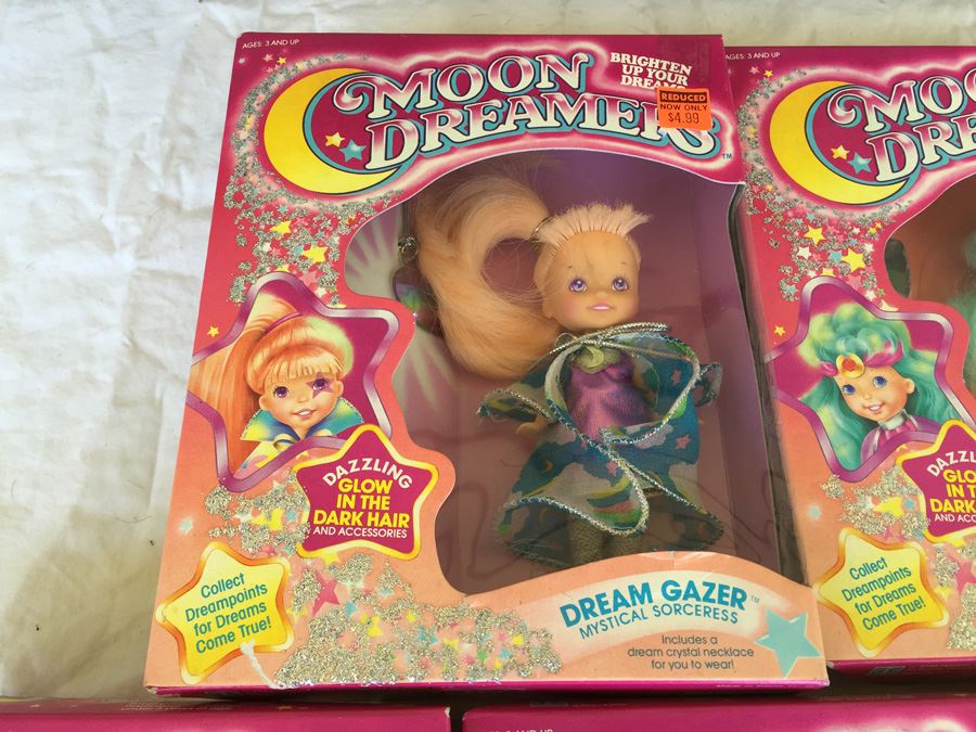 Moon Dreamers Glow In The Dark Dolls Hasbro 1986 New In Box