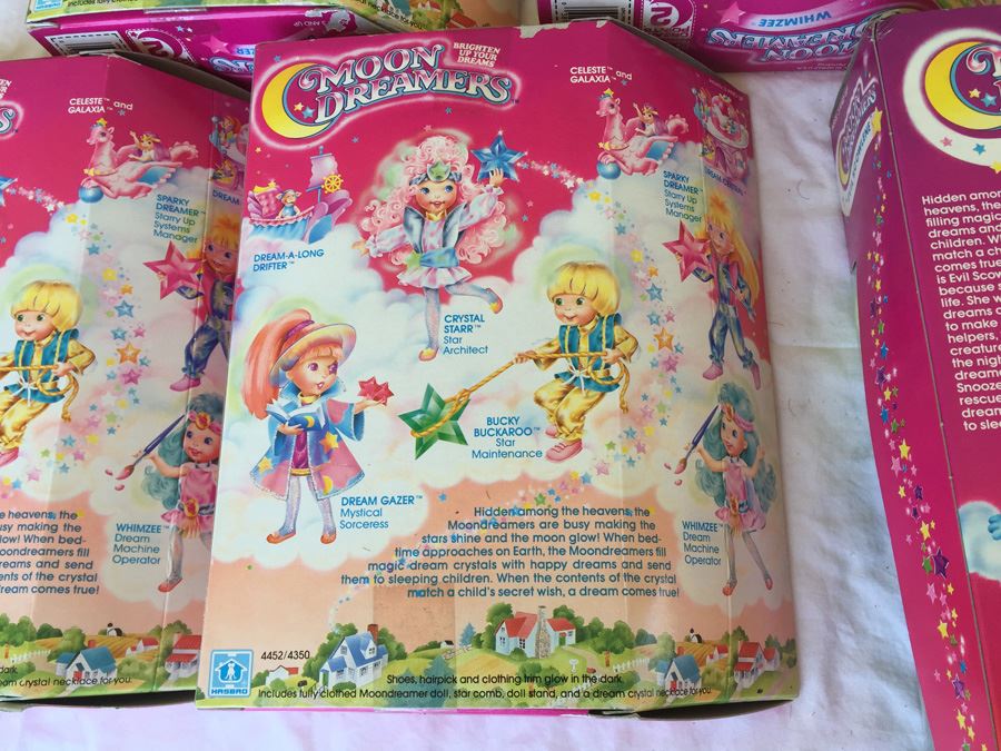 Moon Dreamers Glow In The Dark Dolls Hasbro 1986 New In Box [Photo 23]