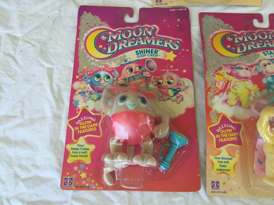 Moon Dreamers Figurines Glow In The Dark Hasbro 1986 New On Card [Photo 2]