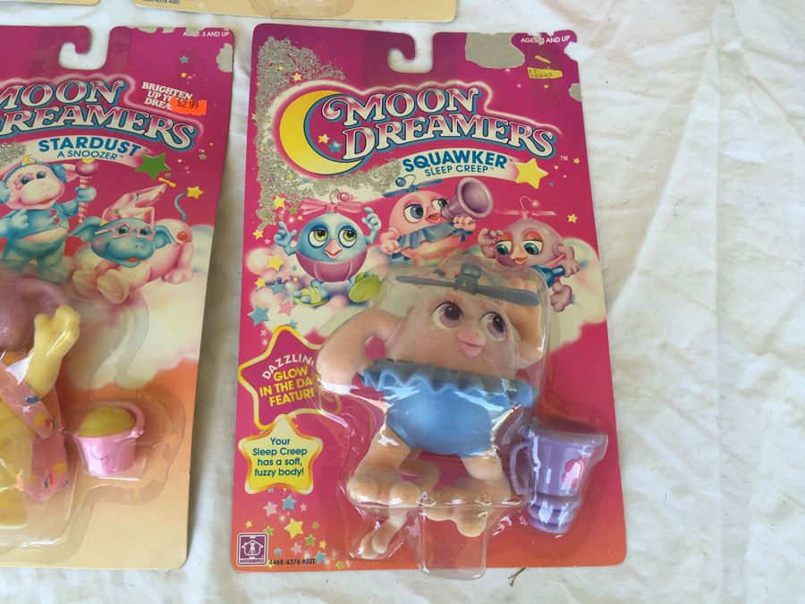 Moon Dreamers Figurines Glow In The Dark Hasbro 1986 New On Card