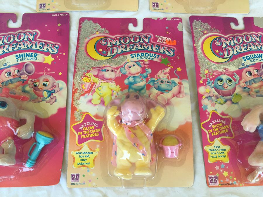 Moon Dreamers Figurines Glow In The Dark Hasbro 1986 New On Card [Photo 6]