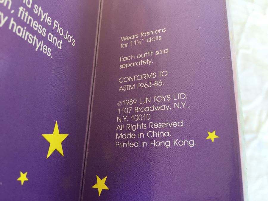 Flo Jo Florence Griffith Joyner 11 1/2' Fashion Doll By LJN Toys 1989 New In Box [Photo 9]