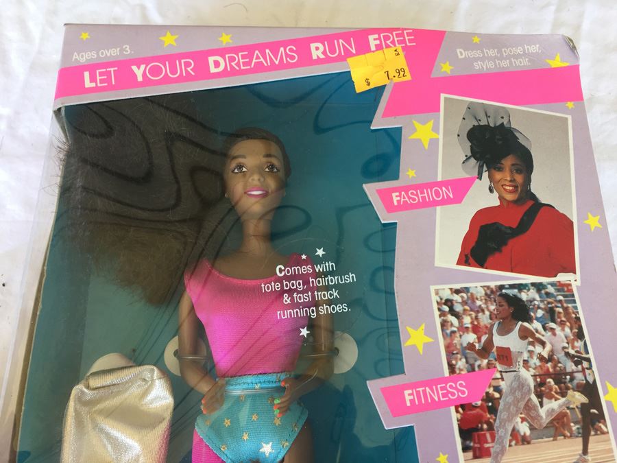 Flo Jo Florence Griffith Joyner 11 1/2' Fashion Doll By LJN Toys 1989 New In Box [Photo 2]