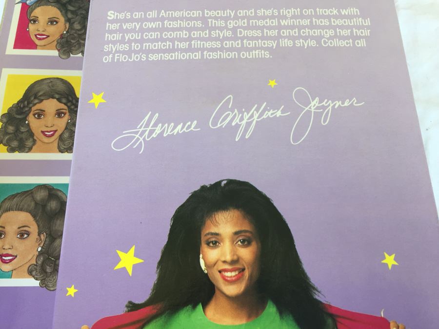 Flo Jo Florence Griffith Joyner 11 1/2' Fashion Doll By LJN Toys 1989 New In Box [Photo 8]