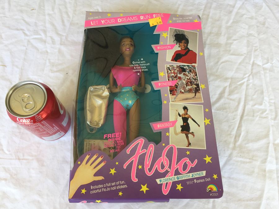 Flo Jo Florence Griffith Joyner 11 1/2' Fashion Doll By LJN Toys 1989 New In Box [Photo 3]