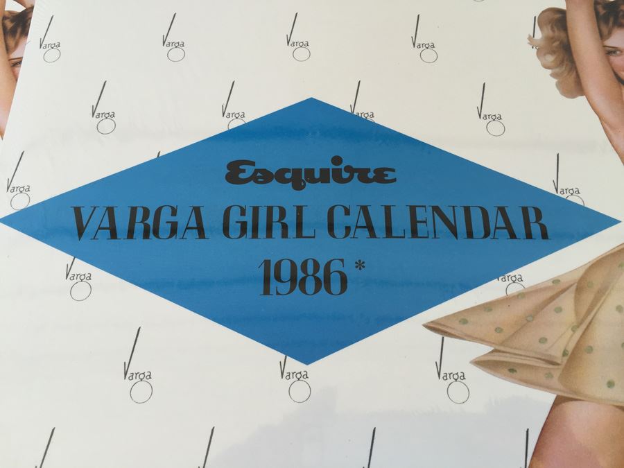 Pair Of Esquire Varga Girl Calendars 1986 One Is Sealed [Photo 5]