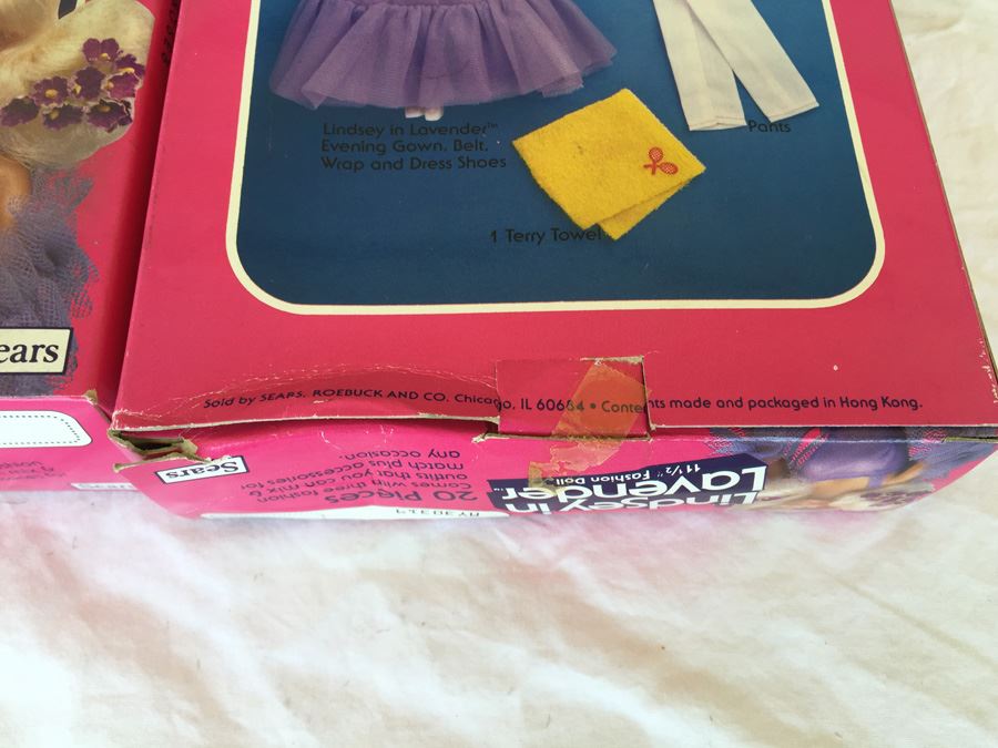 Lindsey In Lavender 11 1/2' Fashion Doll 20 Piece Action Doll Gift Set Sears New In Box [Photo 12]