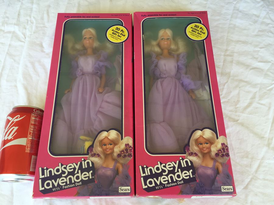 Lindsey In Lavender 11 1/2' Fashion Doll 20 Piece Action Doll Gift Set Sears New In Box [Photo 7]