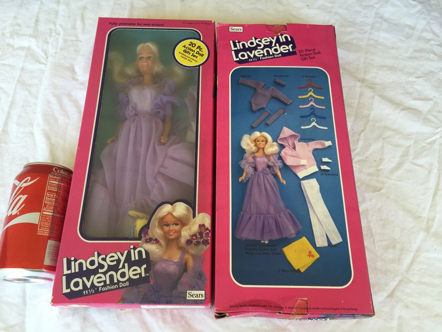 Lindsey In Lavender 11 1/2' Fashion Doll 20 Piece Action Doll Gift Set Sears New In Box [Photo 9]