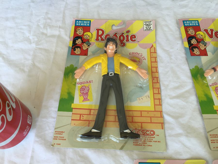 Archie Series Bendables Of Archie, Veronica And Reggie Jesco 1989 Archie Comic Publications New On Card [Photo 9]