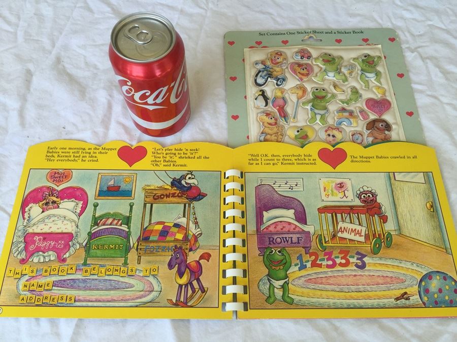 Jim Henson's Muppet Babies Sticker Book 1984 [Photo 4]
